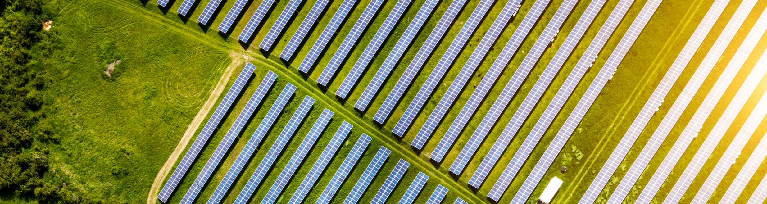 Beispielbild für Solarpark auf einer Freifläche